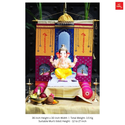 Aarsaa Style Eco-Friendly DIY Ganpati Makhar