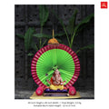 Paithani Fan Style Eco-Friendly DIY Ganpati Makhar