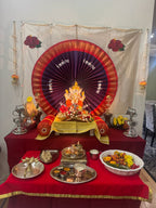 Paithani Fan Style Eco-Friendly DIY Ganpati Makhar